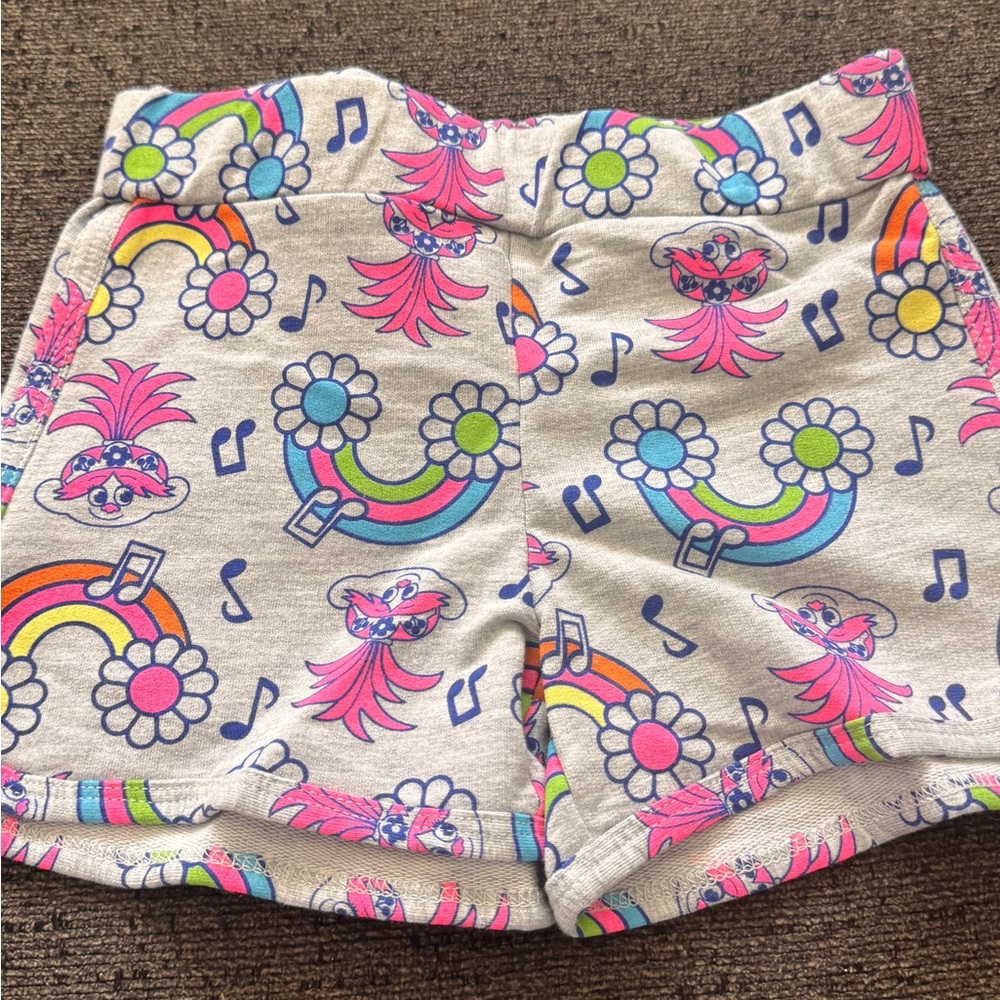 Toddler girl 4T troll shorts